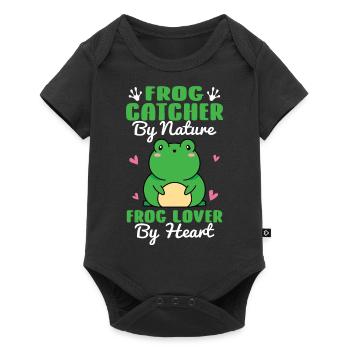 Funny Frog Catcher By Nature Cool Herpetologist To - Baby Premium short-sleeve bodysuit - black - Front