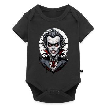 un vampire souriant 1 - Body à manches courtes Premium Bébé - noir - Devant