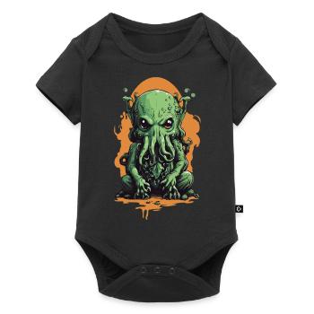 Spooky Cthulhu's Night Halloween Mysticism Design - Baby Premium short-sleeve bodysuit - black - Front