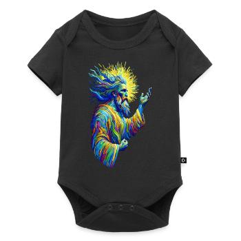 Vincent van Gogh God - Baby Premium short-sleeve bodysuit - black - Front