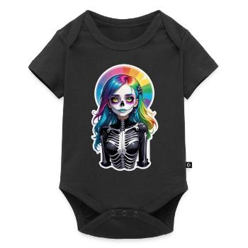 Halloween - Rock & Rainbow - Baby Premium short-sleeve bodysuit - black - Front