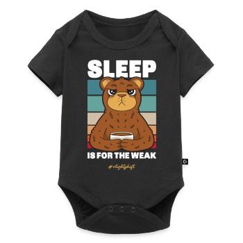 Nachtschicht Witzige Sprüche Nachtarbeit Geschenk - Baby Premium Kurzarmbody - Schwarz - Vorne