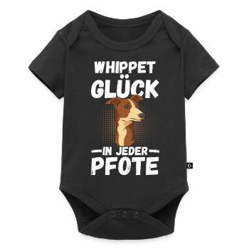 Chien Whippet - Body à manches courtes Premium Bébé - noir - Devant