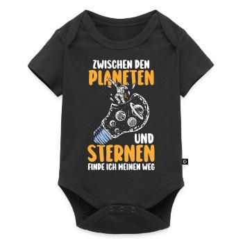 Astrology, Astrologer, Astronaut, Universe, Space - Baby Premium short-sleeve bodysuit - black - Front