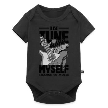 Emotional Zen Escape Relaxation Focus Music Lover - Baby Premium short-sleeve bodysuit - black - Front