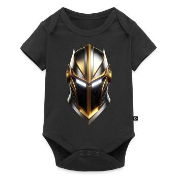 Gold Knight's Helmet - Baby Premium short-sleeve bodysuit - black - Front