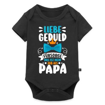 Papa Fête des pères Papa - Body à manches courtes Premium Bébé - noir - Devant
