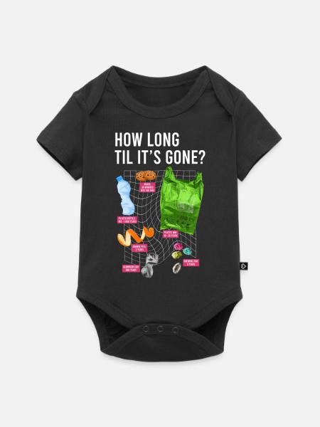 Reduzieren, Wiederverwenden, Recyceln, Wiederholen, Recyceln, Recycling, Tag der Erde - Baby Premium Kurzarmbody - Schwarz