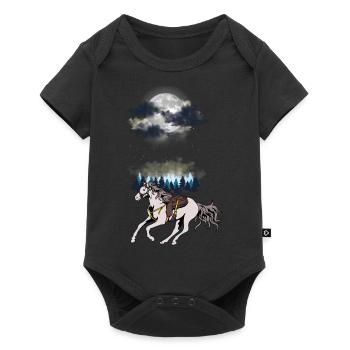 Wild West Western Horse Horses Horse Gaul Nature - Baby Premium short-sleeve bodysuit - black - Front