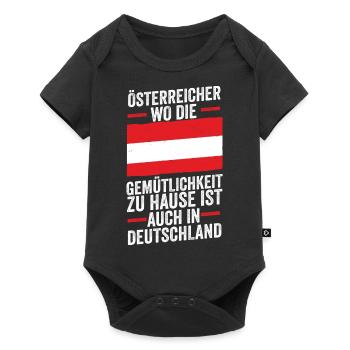 Austrian German Austria - Baby Premium short-sleeve bodysuit - black - Front