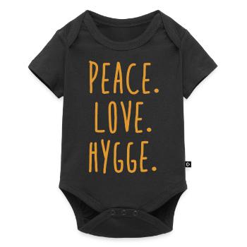 Peace Love Hygge - Baby Premium short-sleeve bodysuit - black - Front