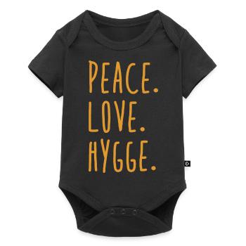Peace Love Hygge - Baby Premium short-sleeve bodysuit - black - Front