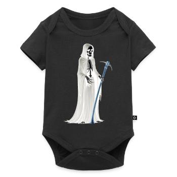 Ghost Skeleton Ghost Grim Reaper Death Halloween - Baby Premium short-sleeve bodysuit - black - Front