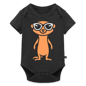 suricate - Body à manches courtes Premium Bébé - noir - Devant