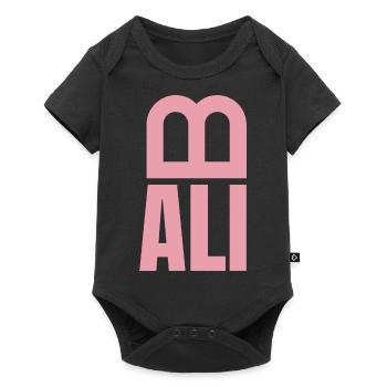Bali Fischerhut - Baby Premium Kurzarmbody - Schwarz - Vorne