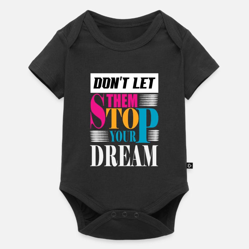 DON T LET THEM - Body à manches courtes Premium Bébé - noir