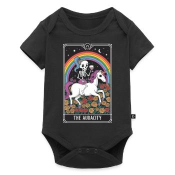 Tarotkarte - Baby Premium Kurzarmbody - Schwarz - Vorne