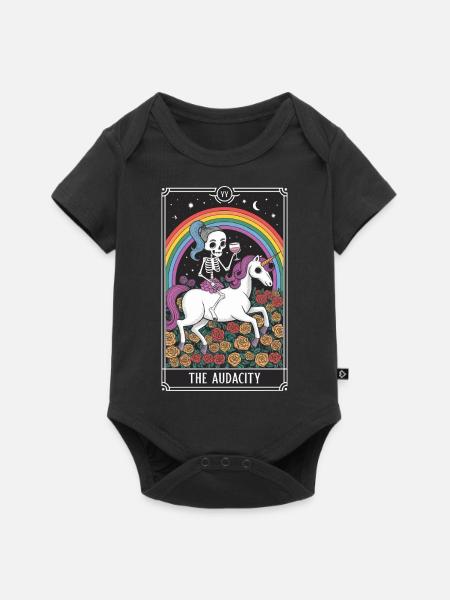 Tarotkarte - Baby Premium Kurzarmbody - Schwarz