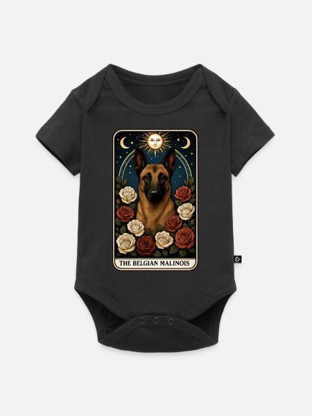 Belgischer Malinois - Baby Premium Kurzarmbody - Schwarz