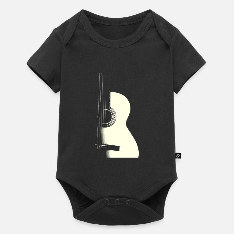 GUITAR - Body à manches courtes Premium Bébé - noir