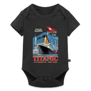 TITANIC NEW YORK CREA LOUIS RUNEMBERG © Adagp - Baby Premium Kurzarmbody - Schwarz - Vorne