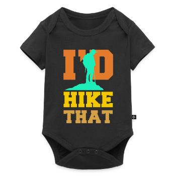 Hikers Hiking Trails Hiking Statement Nature - Baby Premium short-sleeve bodysuit - black - Front