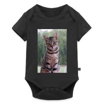Cat Kitten - Baby Premium short-sleeve bodysuit - black - Front