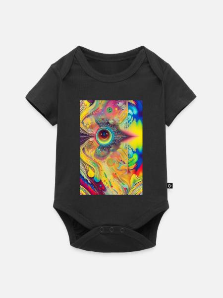 Abstrakte Kunst - Baby Premium Kurzarmbody - Schwarz
