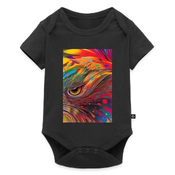Abstract art - Baby Premium short-sleeve bodysuit - black - Front