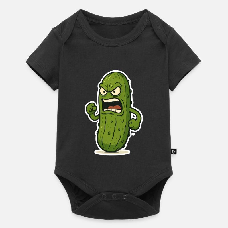 Cucumber attack - Baby Premium short-sleeve bodysuit - black