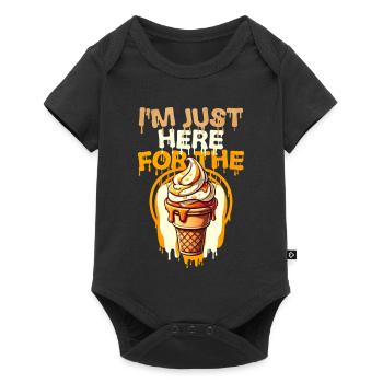 Eiscreme Spritz mit Humor - Baby Premium short-sleeve bodysuit - black - Front