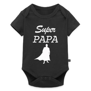 Dad Father's Day Gift Father's Day - Baby Premium short-sleeve bodysuit - black - Front