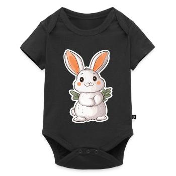 Hare - Baby Premium short-sleeve bodysuit - black - Front