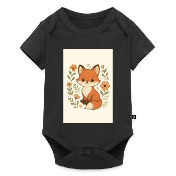 petite écaille de tortue - Body à manches courtes Premium Bébé - noir - Devant