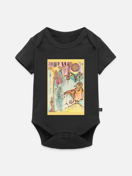 Traumvögel-Edikt - Baby Premium Kurzarmbody - Schwarz