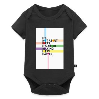 It's Not About Ideas It's About Making Them Happen - Baby Premium short-sleeve bodysuit - black - Front