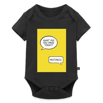 What Did You Make Today? – Mistakes - Baby Premium short-sleeve bodysuit - black - Front