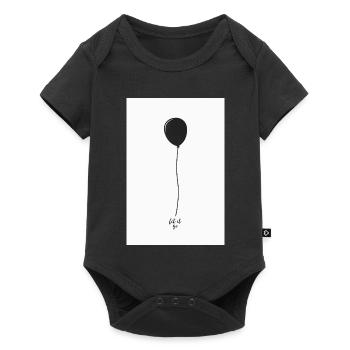 Let It Go Balloon Minimal Poster - Baby Premium short-sleeve bodysuit - black - Front
