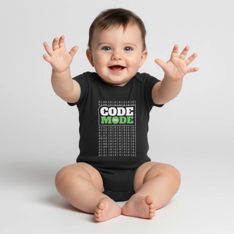 Code Mode Activé - Programmeur Ingénieur logiciel Codeur Body à manches courtes Premium Bébé