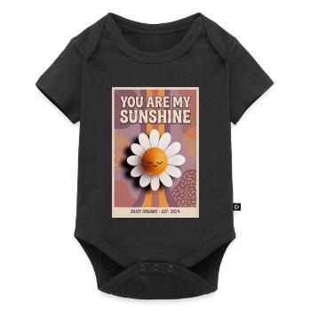 Tu es mon rayon de soleil Pop Art - Body à manches courtes Premium Bébé - noir - Devant