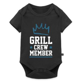 Grill Crew - Baby Premium short-sleeve bodysuit - black - Front