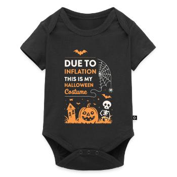 Halloween Inflation Mon Costume - Body à manches courtes Premium Bébé - noir - Devant