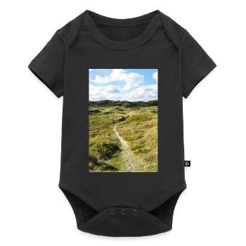 Dune Trail in Søndervig, Denmark - Baby Premium short-sleeve bodysuit - black - Front