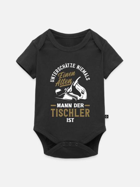 Alter Mann Der Tischler Ist - Baby Premium Kurzarmbody - Schwarz