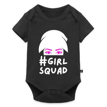 Girl Squad Pink Augen Frauen Party Geschenk - Baby Premium Kurzarmbody - Schwarz - Vorne