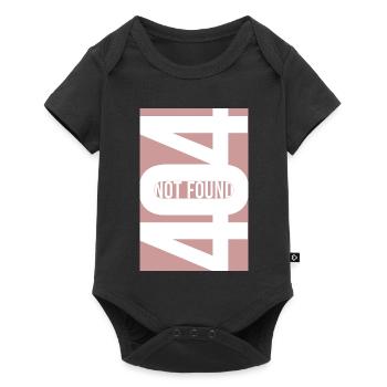 404 Not Found - Dusty Rose - Baby Premium Kurzarmbody - Schwarz - Vorne