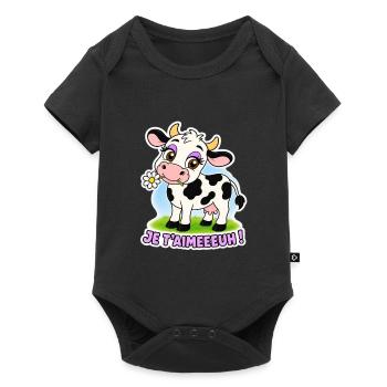 Je t’aimeeeuh ! - Body à manches courtes Premium Bébé - noir - Devant