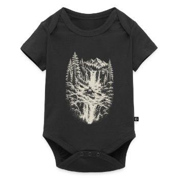 Wildwasser Kajakfahrer Kajakfahren Geschenk - Baby Premium Kurzarmbody - Schwarz - Vorne