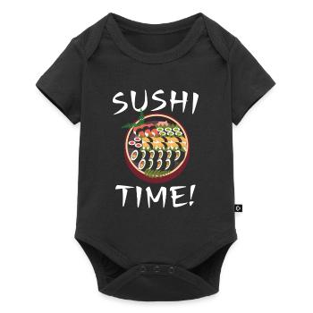 Sushi Shirt, Sushi Spruch Sushi Lover Geschenk - Baby Premium short-sleeve bodysuit - black - Front