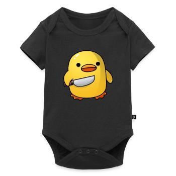 Bad Chick - Baby Premium short-sleeve bodysuit - black - Front